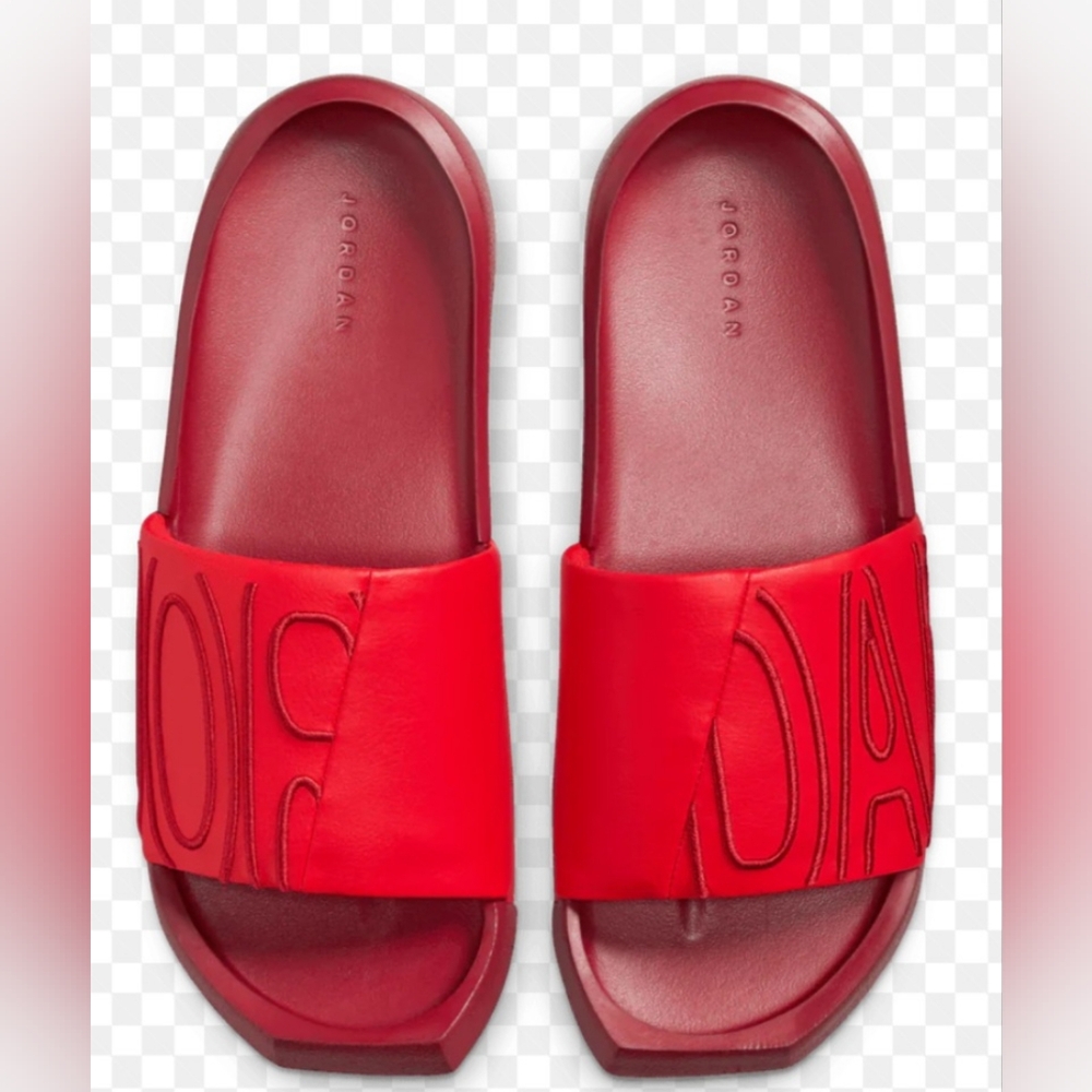 Jordan Red Slide Sandals NWOT